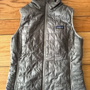 Patagonia nano puff vest Gray women Sz S